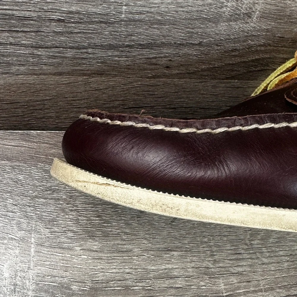 Bass Hampton Core 2 Boat Shoes Mens 12W Leather Moccasins Coastal Preppy Yacht